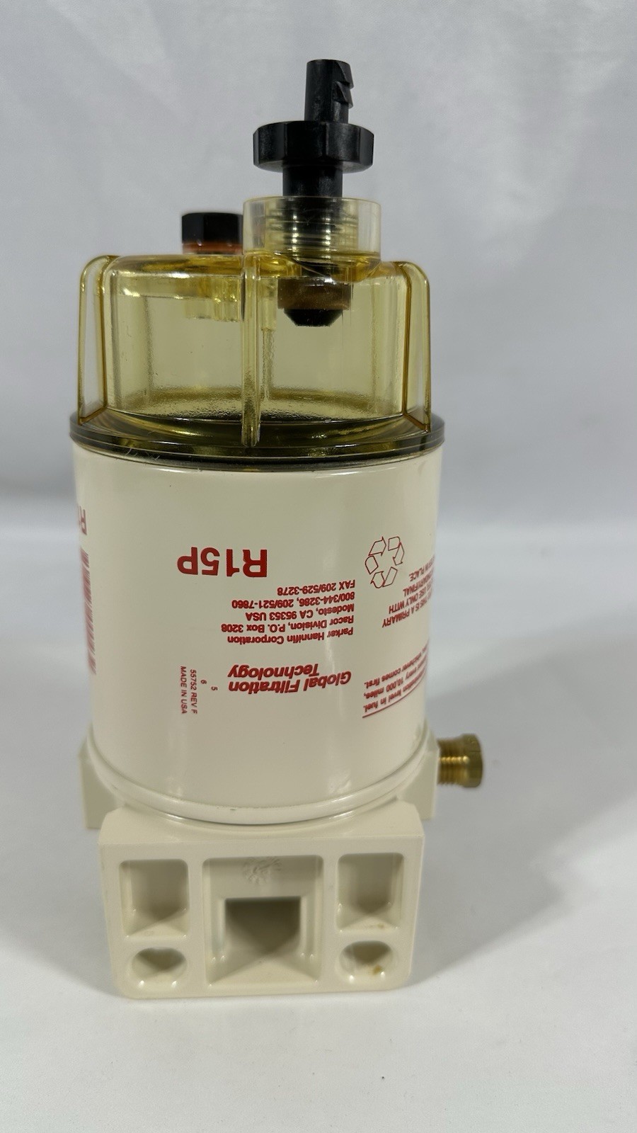 Racor 215R30 200R Fuel Filter Water Separator Housing Assembly R15P New OEM