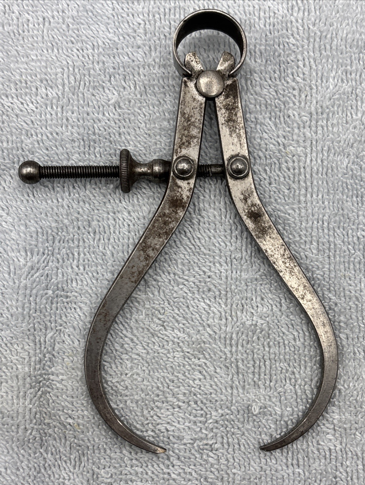 L.S. Starrett, Lot of 6, Machinist, Outside Calipers, 5 Starrett, 1 Unknown, Vtg