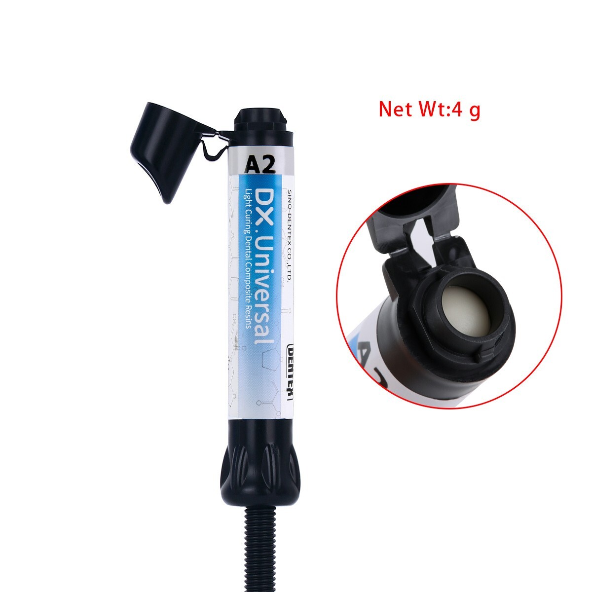 Dentex Dental Universal A1 A2 A3 A3.5 B1 B2 Recambio de Resina Compuesta de Foto