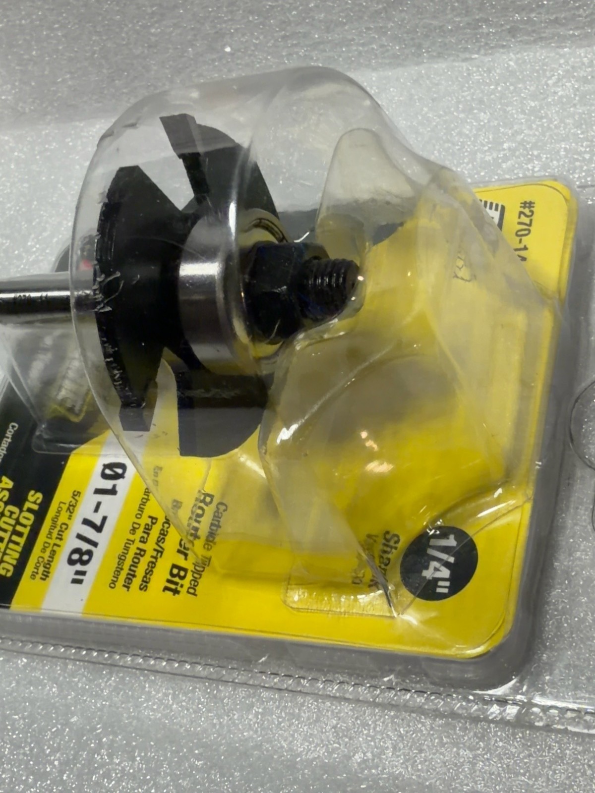 NEW Timberline Amana #270-14 Slotting Cutter Assembly 1/4″ Shank 5/32″ Kerf