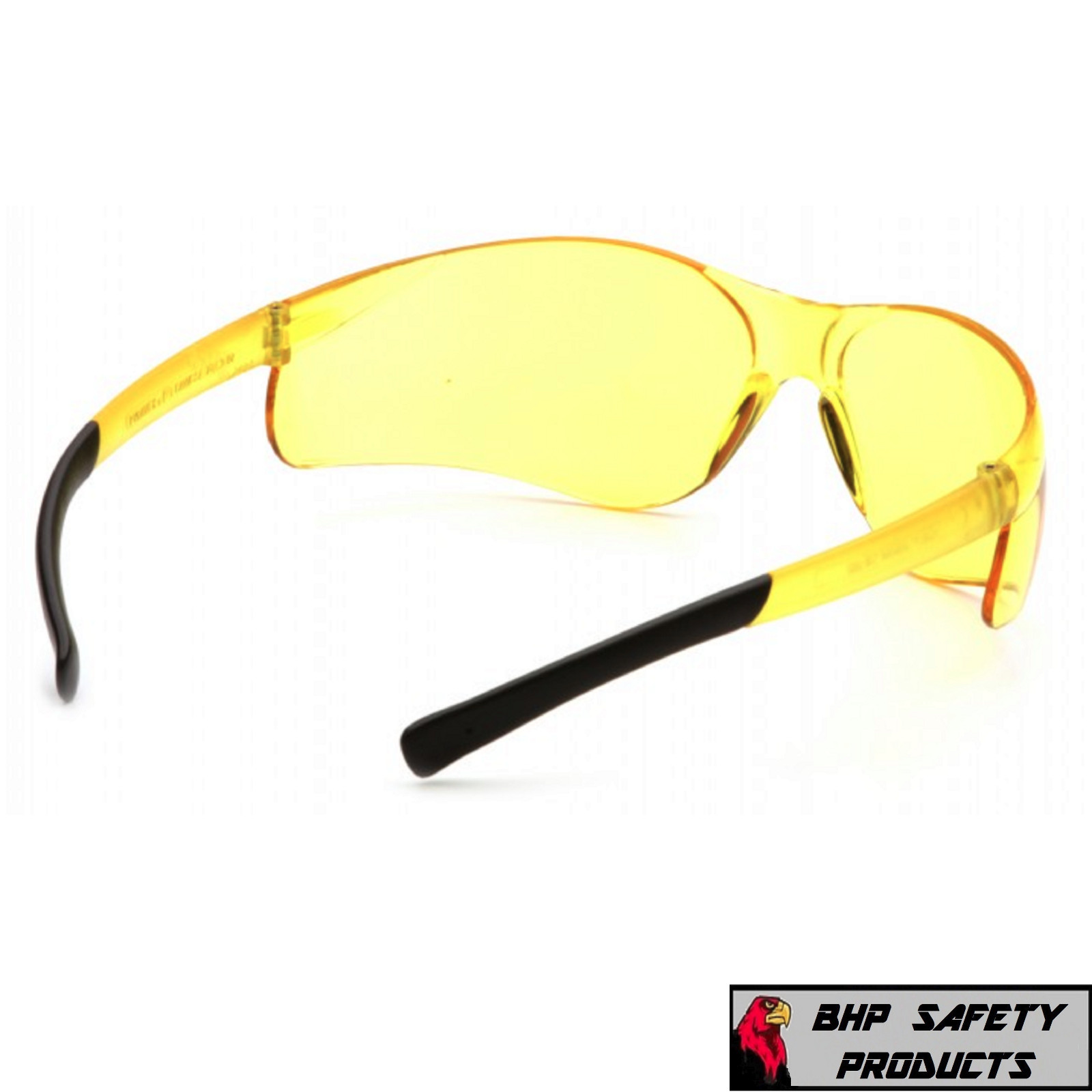 PYRAMEX MINI ZTEK SAFETY GLASSES AMBER LENS YOUTH WOMEN S2530SN Z87+ (3 PAIR)