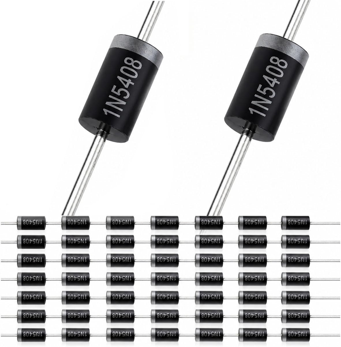 50Pcs 1N5408 Rectifier Diode 3A 1000V DO-201AD 5408 IN5408 Axial 3 Amp