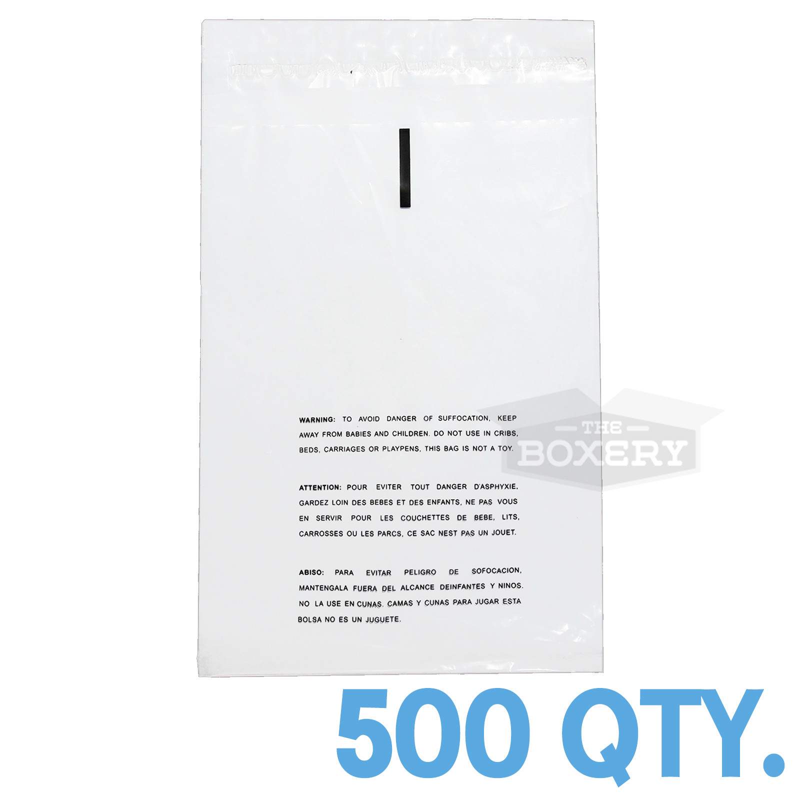 500 10×15 Self Seal Suffocation Warning Clear Poly Bags 1.5 mil Free Shipping