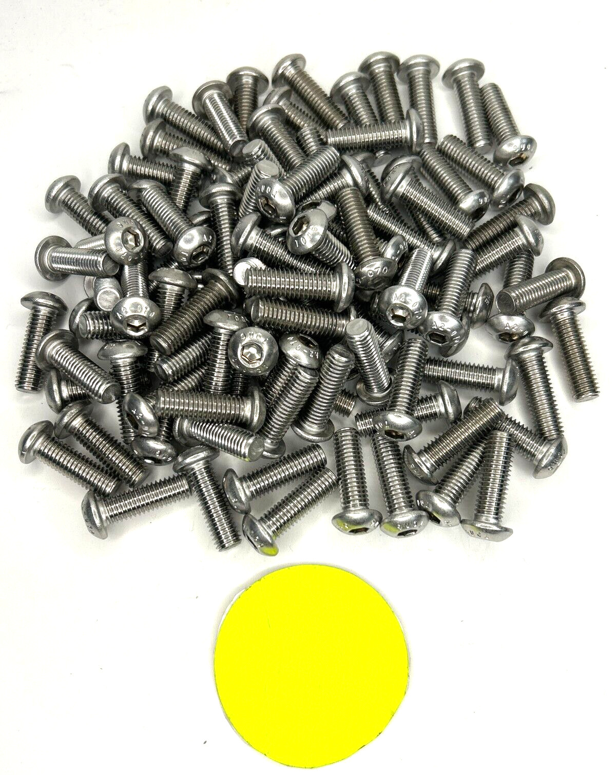 UNBRANDED BUTTON HEAD SOCKET CAP SCREW M8 – 1.25 X 25MM LOT OF 100