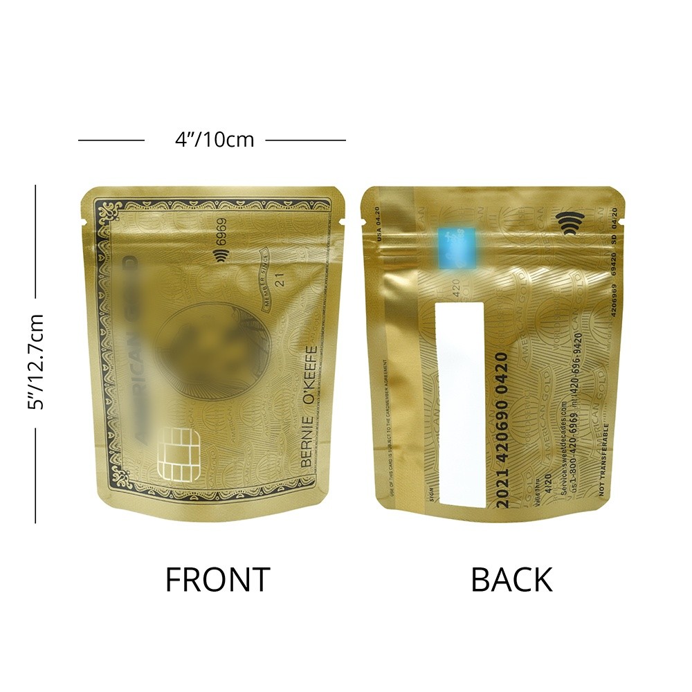 Foil Packaging Bag 3.5g – Resealable Barrier Pouch for Secure Keeping 4×5”