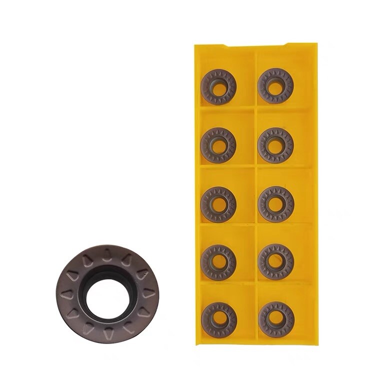 10pcs/pack RPMT1204MOE-JS lathe milling insert R6 CNC cutter round cutter