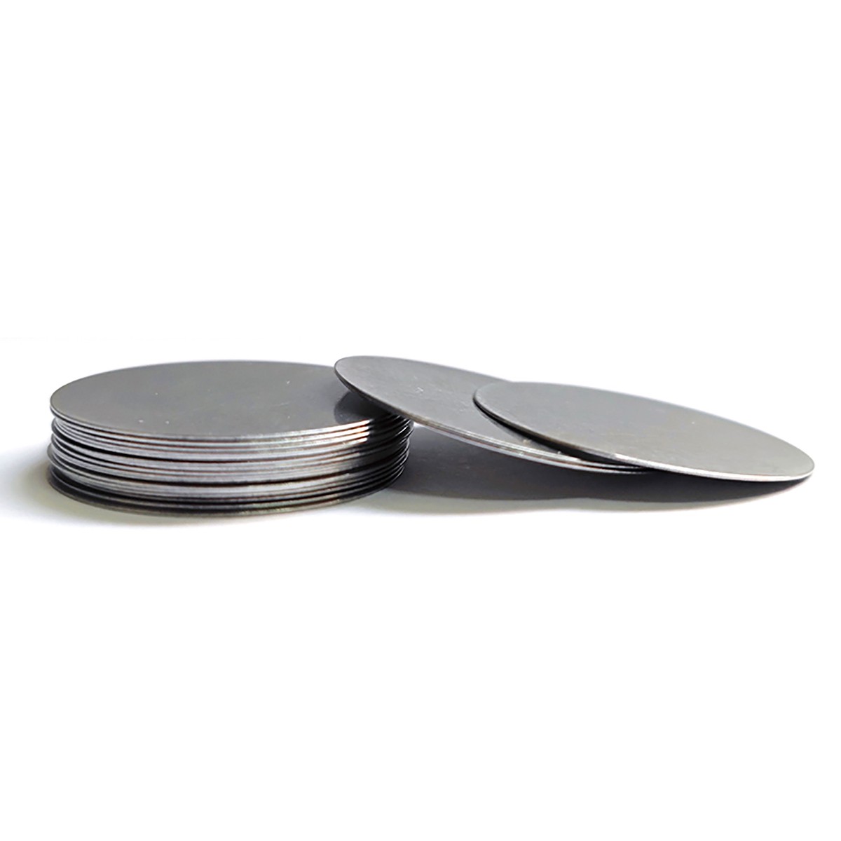 Stainless Steel Blank Round Discs 304 Grade Laser Cut Ø 5mm-80mm Thick 0.1-1.0mm