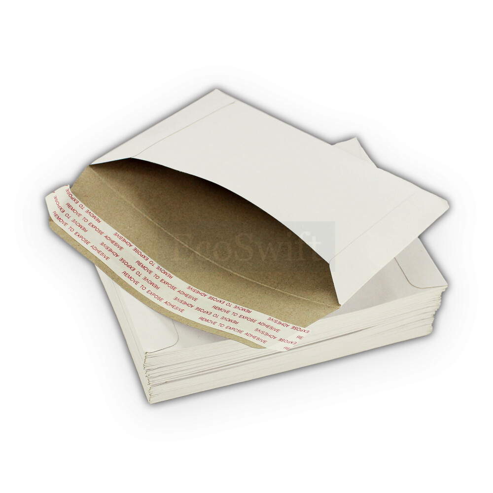 6.5″ x 4.5″ self seal rigid photo shipping flats cardboard envelope mailer