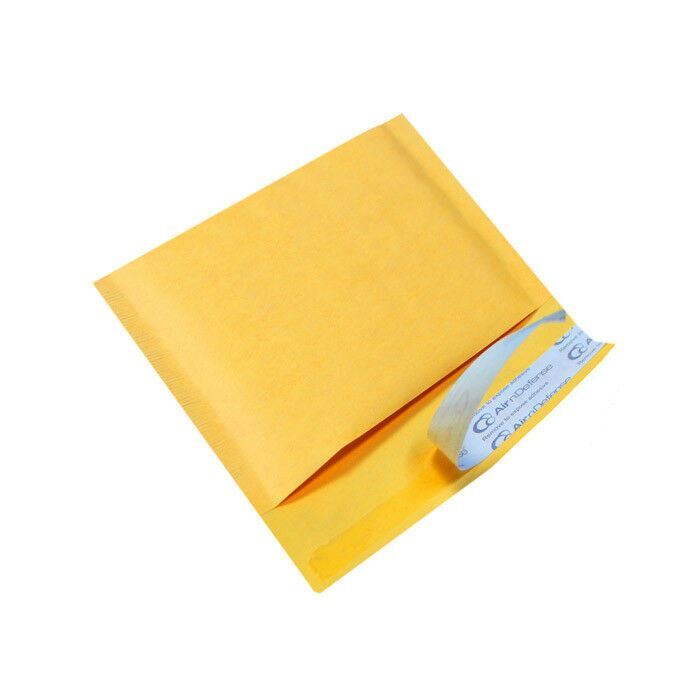 #5 10.5×16 Kraft Bubble Padded Envelopes Mailers Yellow Shipping Bag AirnDefense