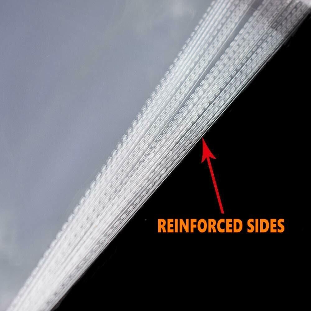 200 Clear Resealable Recloseable Self Adhesive Cello Tape OPP Poly Plastic Bags