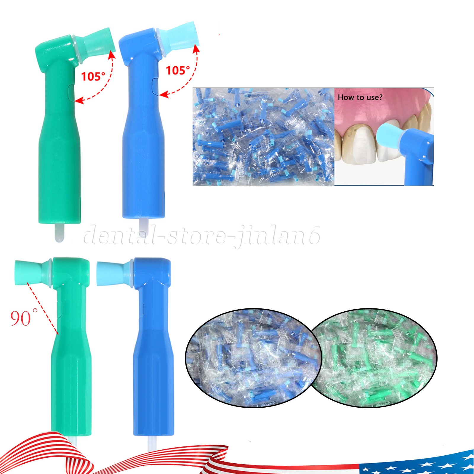 Dental Disposable Prophy Angles Contra Angles Top Quality Money Back Guarantee!