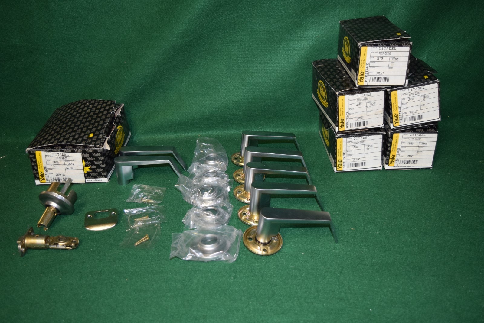 Lot of Yale Citadel 81CD-Dummy Lever US26D – D55367