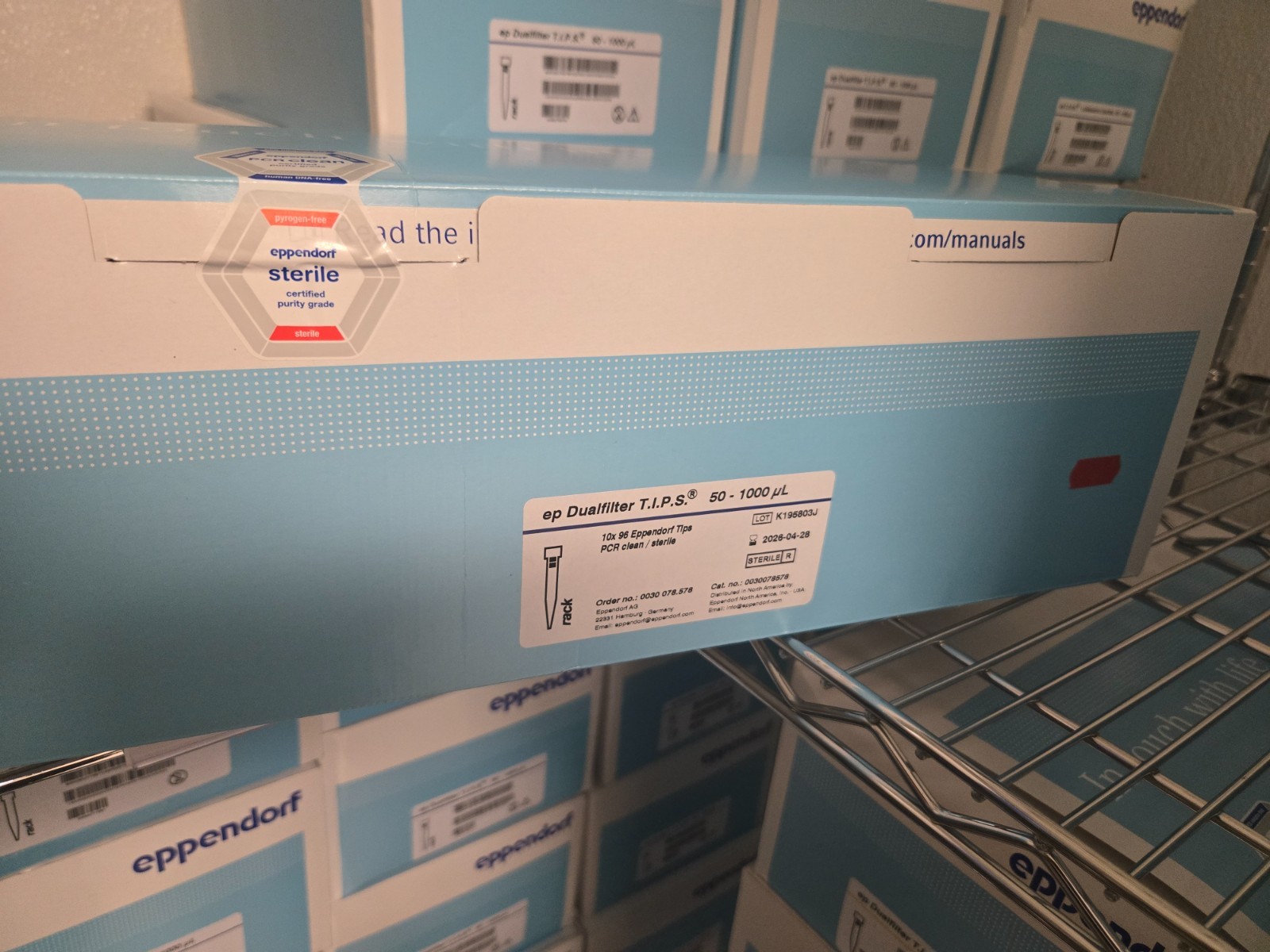 eppendorf 50-1000uL Dualfilter T.I.P.S. Cat. no. 0030078578