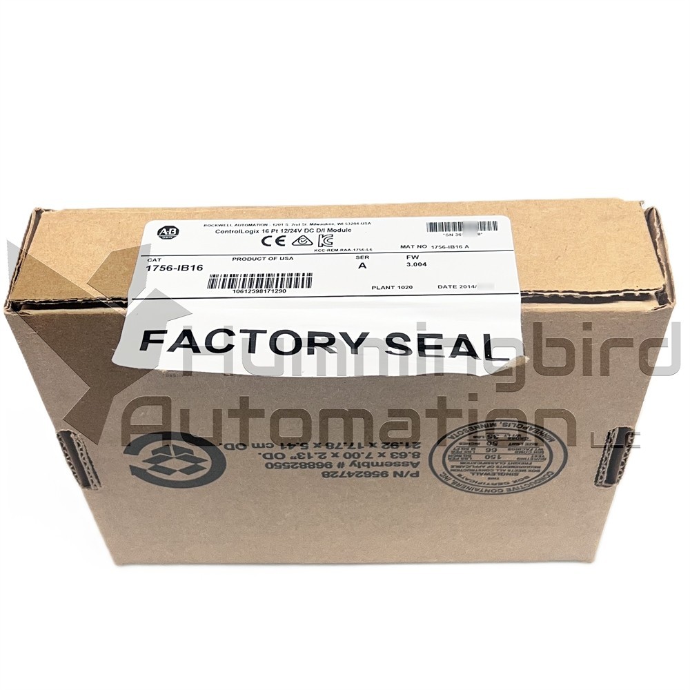 Allen Bradley 1756-IB16 /A ControlLogix 24VDC Input Surplus OPEN BOX *US SELLER*