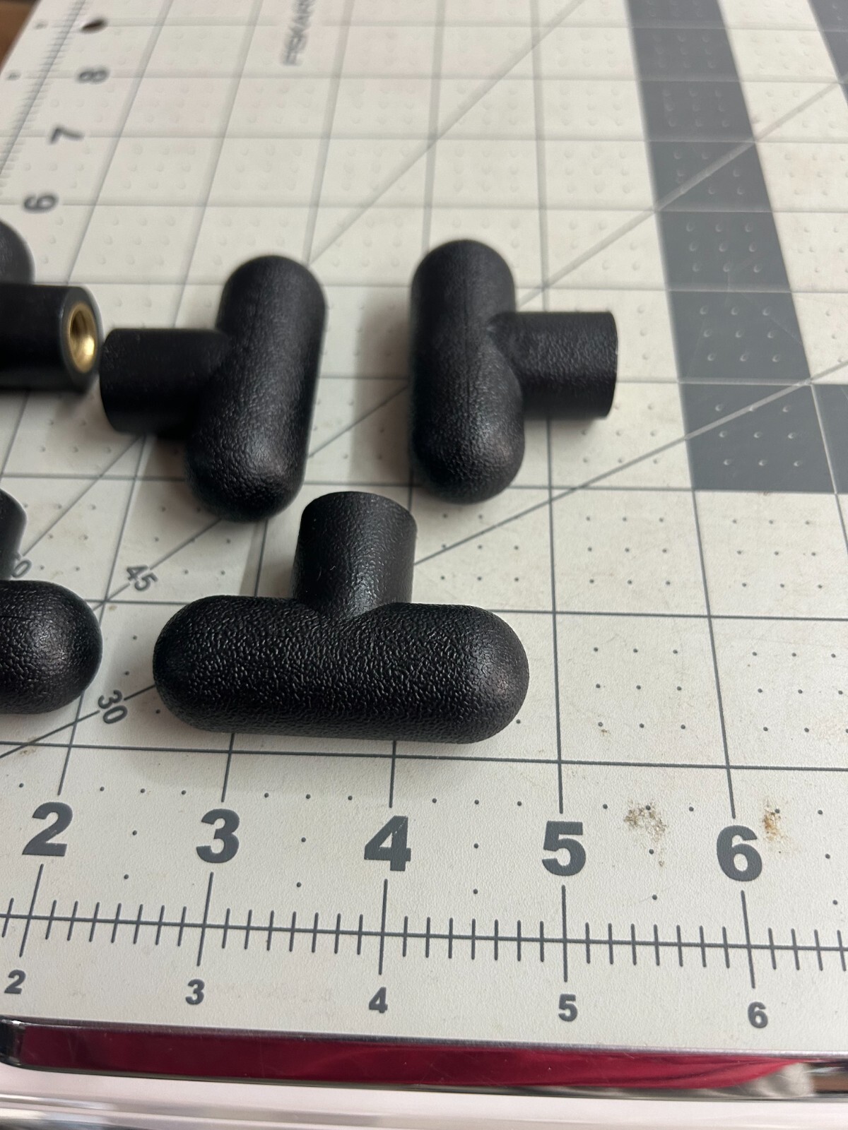 NEW 5-pack lot T Knob “T” 2.25″ x 1.45″ 3/8-16 Female Thread heavy duty