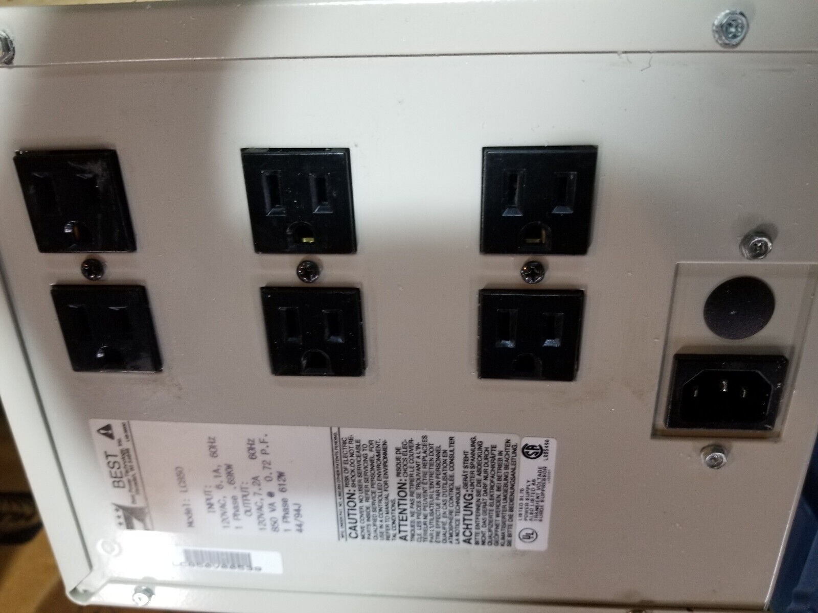 Citadel LC850 POWER SUPPLY lc850v00539
