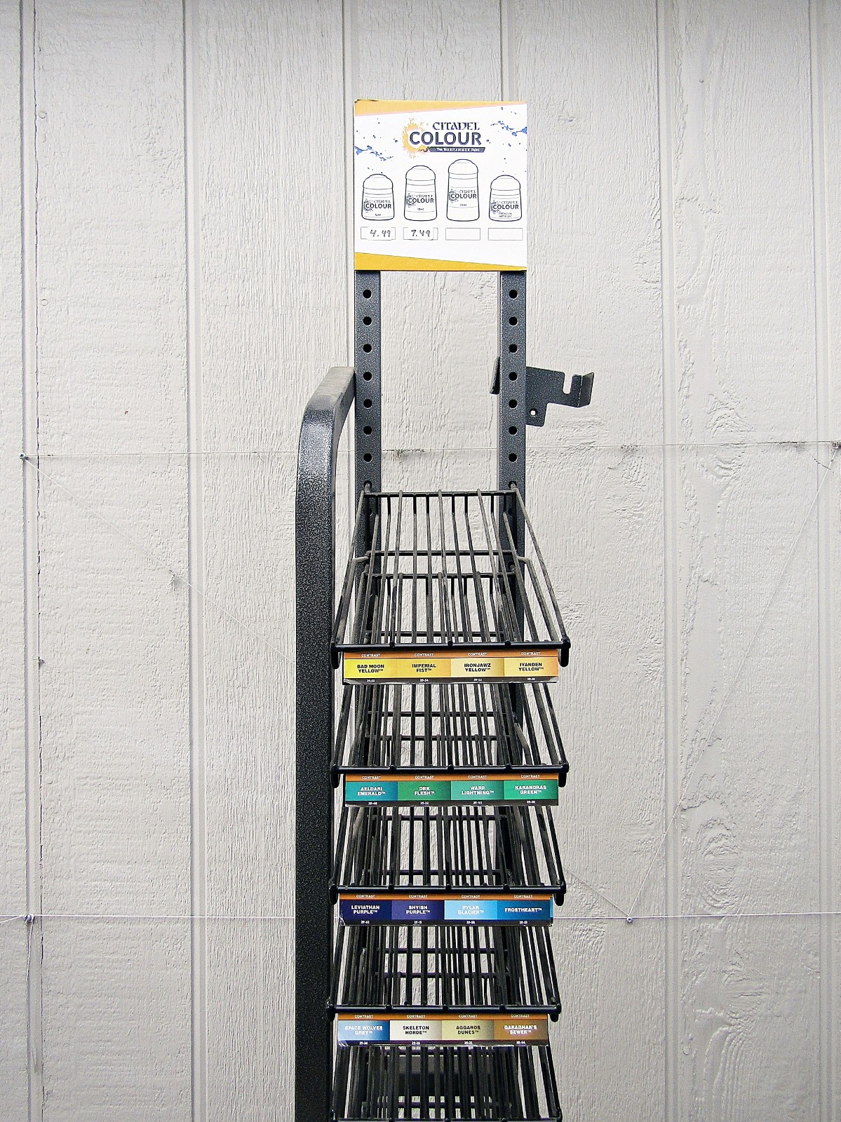 Retail Floor Display Rack – Citadel Colour – 15 Wire Baskets – Austin, TX Pickup