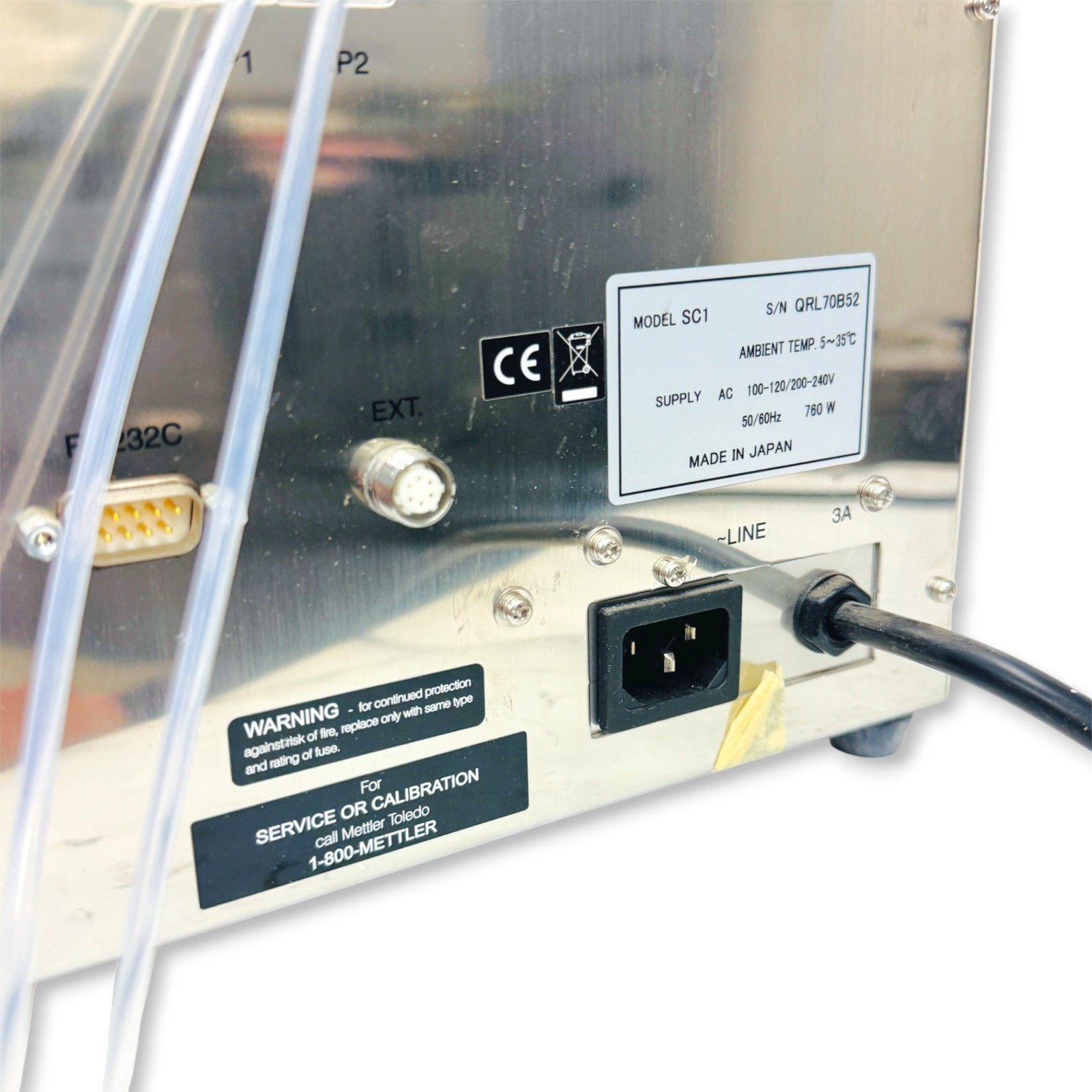 Mettler Toledo SC1 Sample Changer Made in Japan