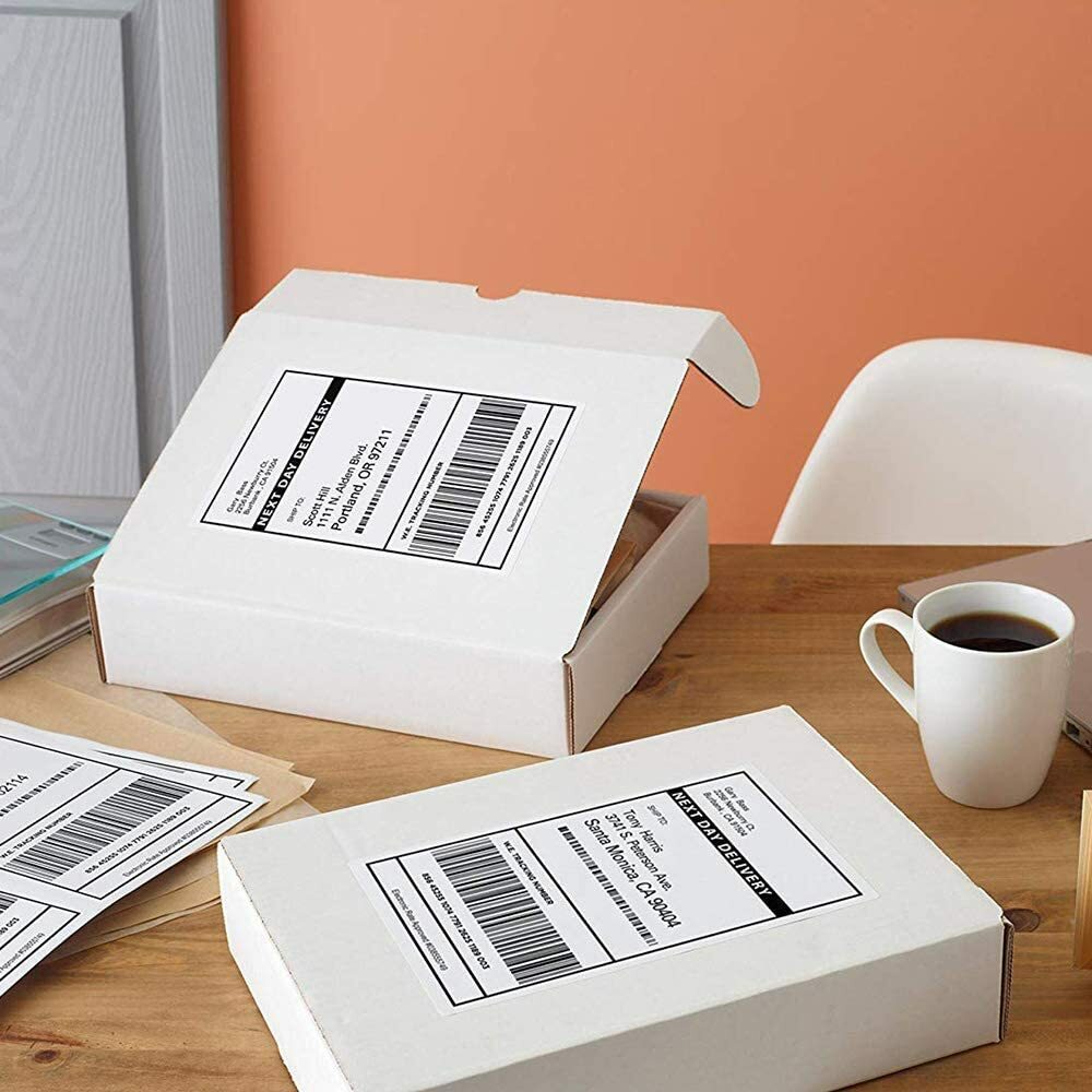 8.5″ x 11″ Full Sheet Shipping Label Sticker Labels for Laser & Ink Jet Printers