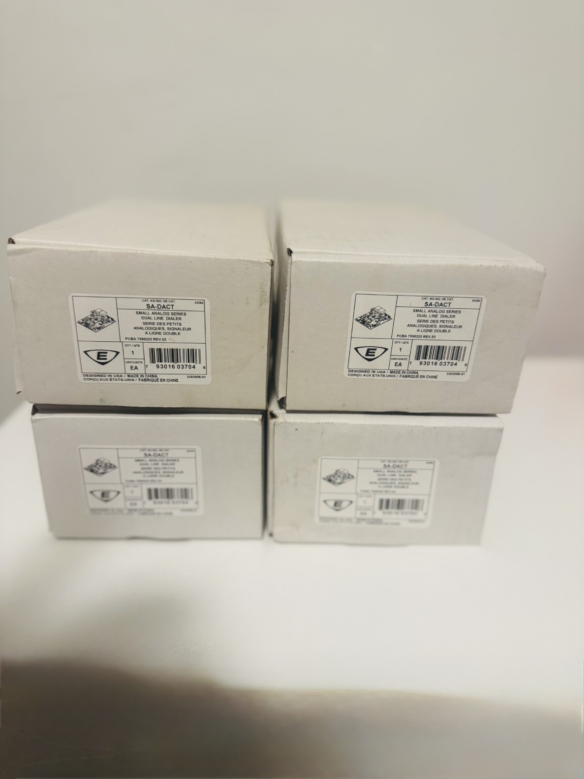Edwards SA-DACT Small Analog Series Dual Line Dialer Fire Alarm.