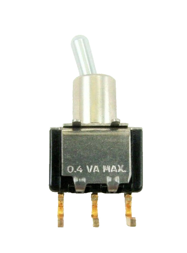 (50x) SPDT On-None-On 0.4VA Max Toggle Switch w/ Right Angle PC Pins FREE SHIP