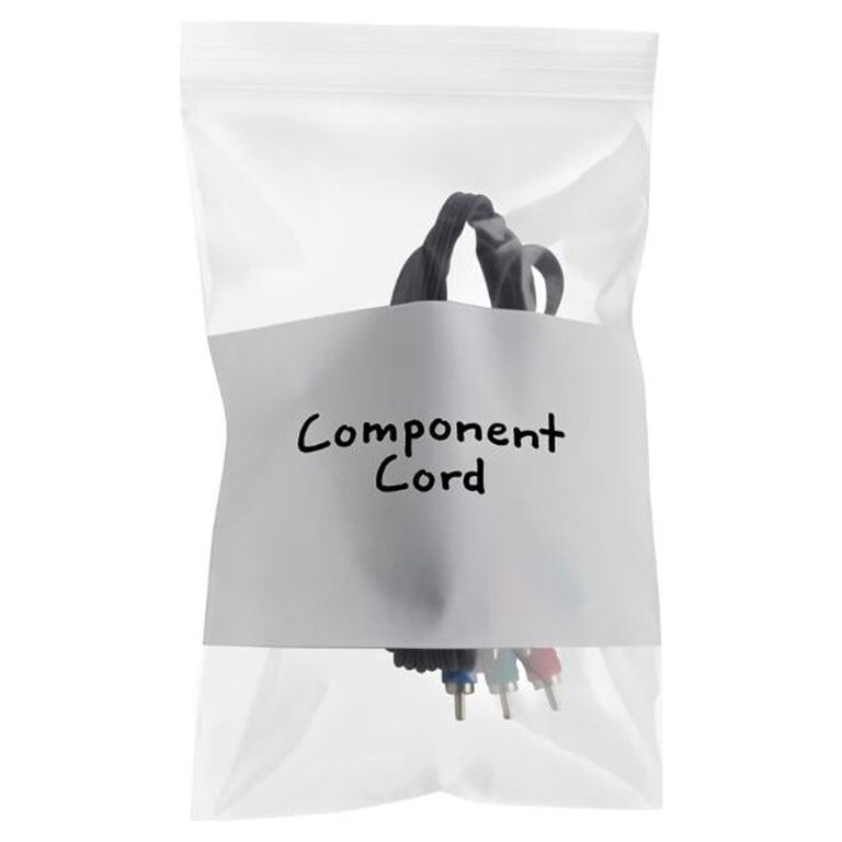 1000/PCS White Block 4″ x 6″ Clear Reclosable Zipper Seal Bags Heavy Duty