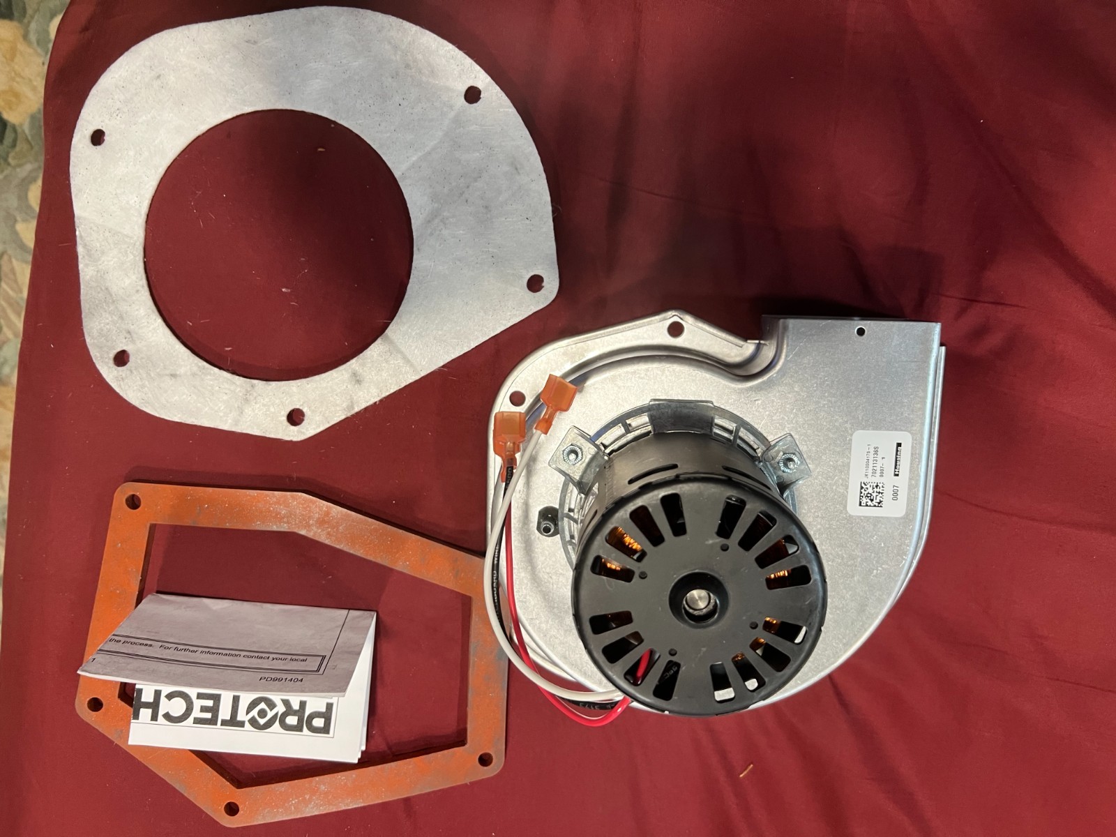 Rheem 70-23641-86 Inducer Draft Blower with Gasket