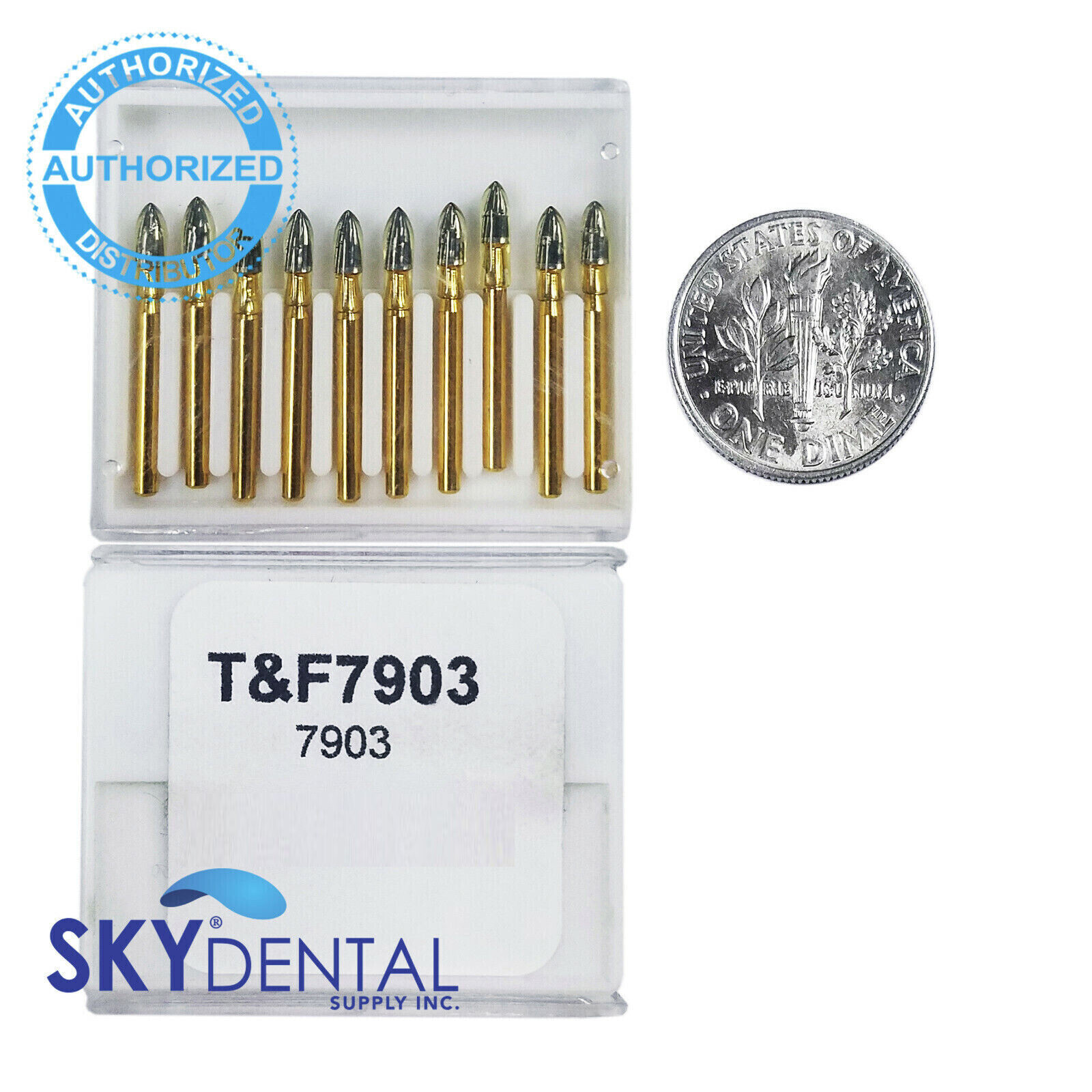 Kerr FG7903 CARBIDE Burs 7903 TRIMMING & FINISHING 12BLADE Bur (100-10)/pk