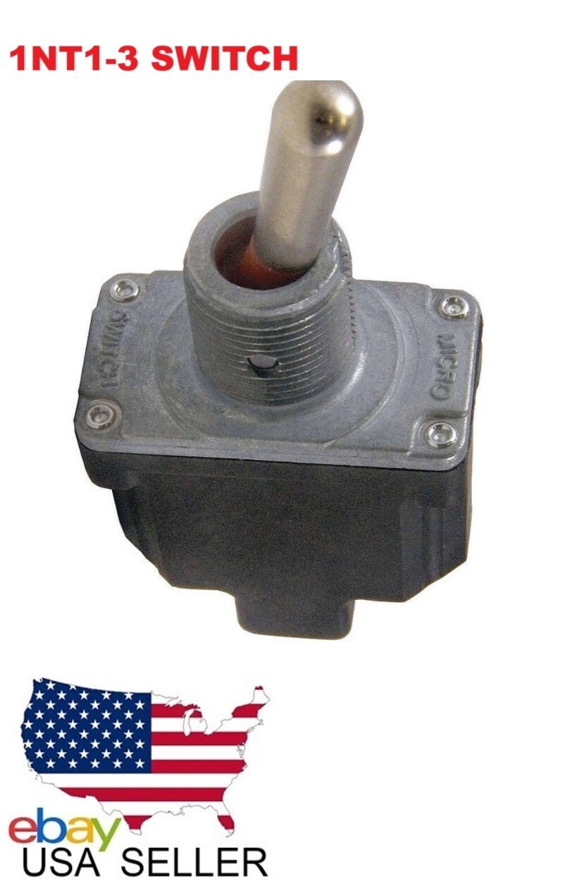 1NT1-3 TOGGLE SWITCH SPDT ON-NONE-ON SEALED 3 CONTACTS HONEYWELL