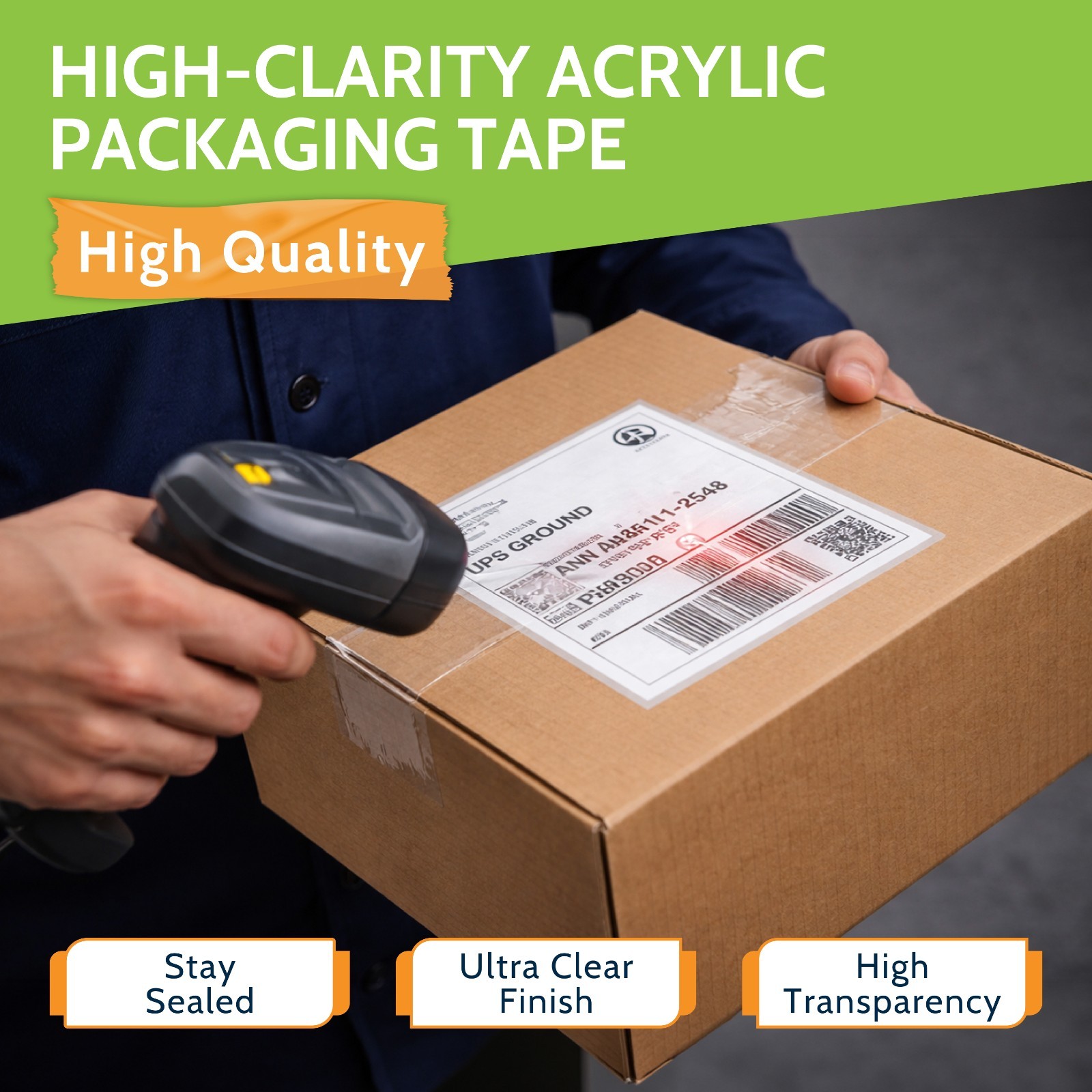 Carton Sealing Packing Shipping Tape 2″x100 Yards (300 ft) 36 Rls Adhesive Tape