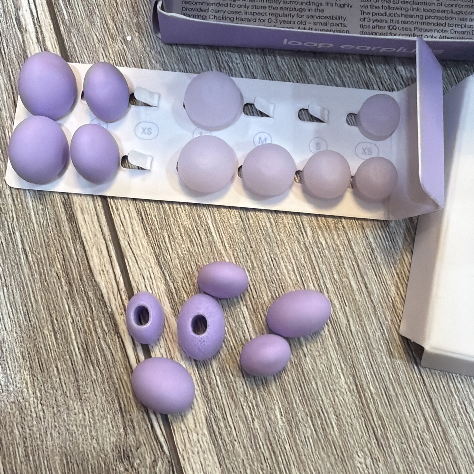 LOOP DREAM Earplugs LILAC – Silicone Earplugs for Sleep – Missing Tips