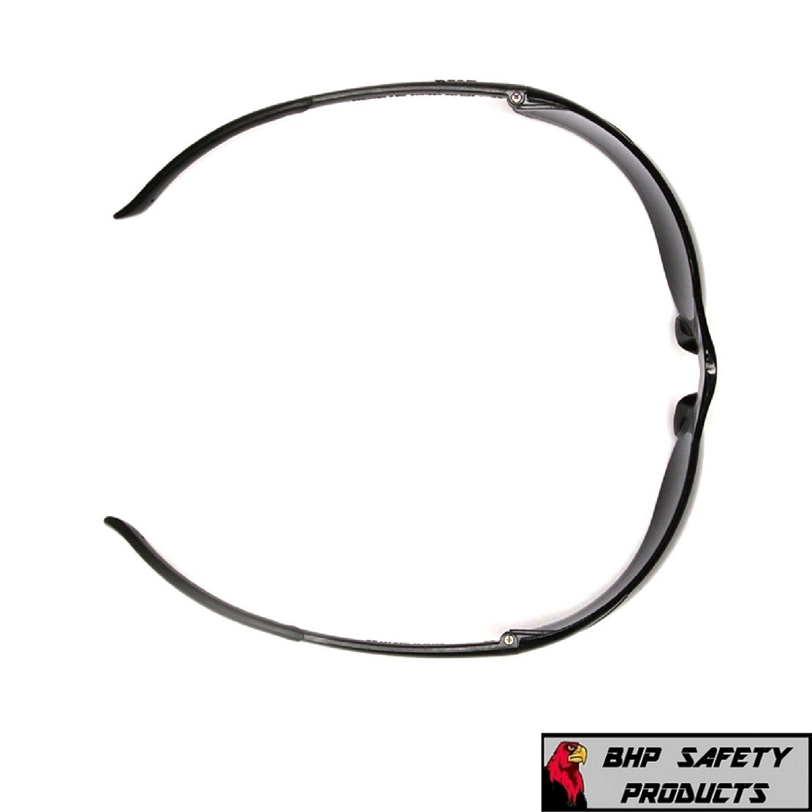 PYRAMEX ZTEK SAFETY GLASSES GRAY/SMOKE LENS S2520S SUNGLASSES WORK EYEWEAR Z87+
