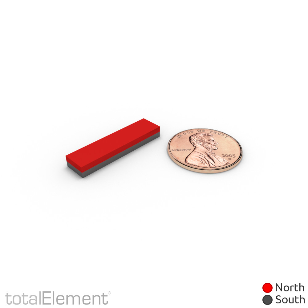 1 x 1/4 x 1/8 Inch Neodymium Rare Earth Bar Magnets N52 (15 Pack)