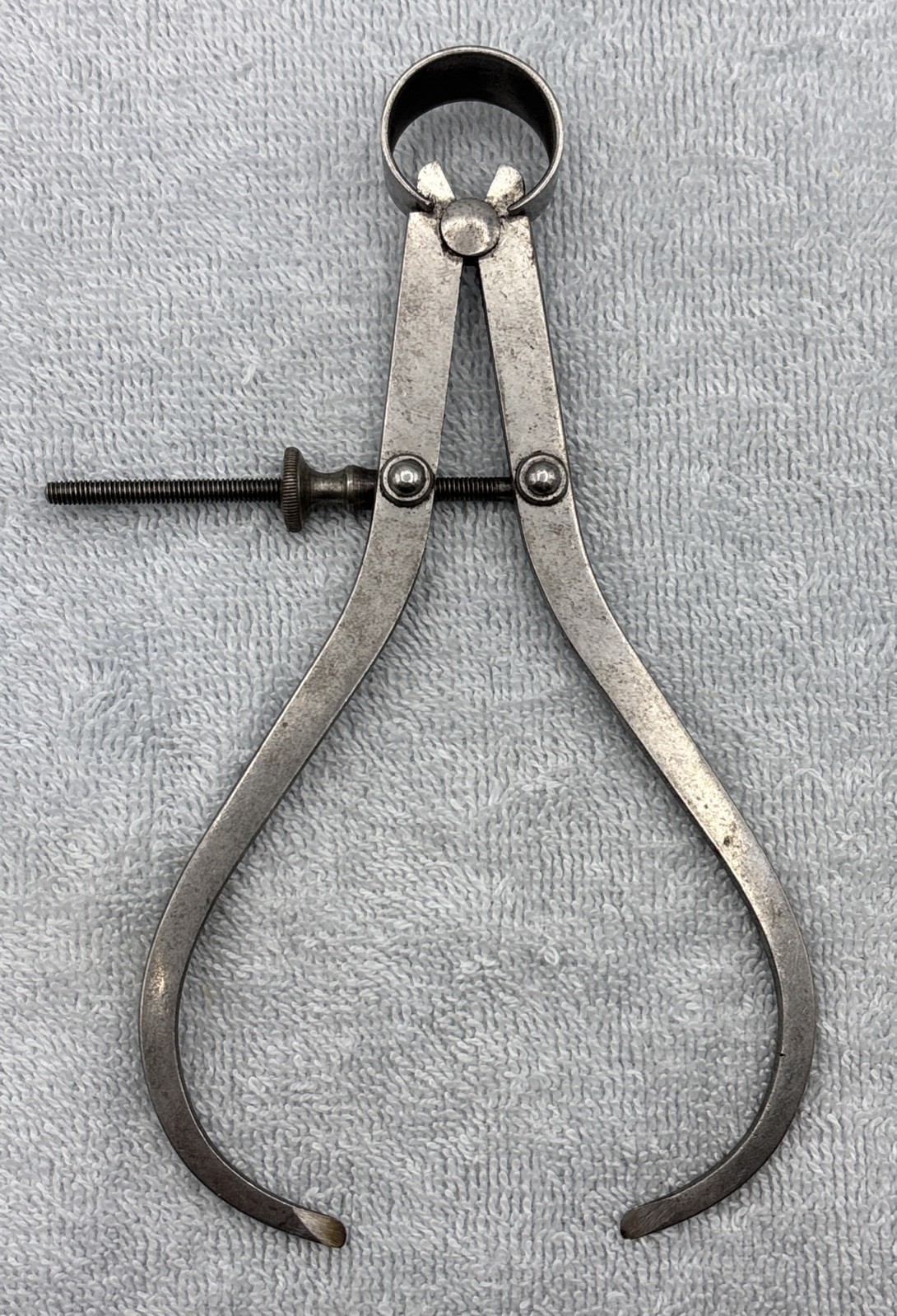 L.S. Starrett, Lot of 6, Machinist, Outside Calipers, 5 Starrett, 1 Unknown, Vtg