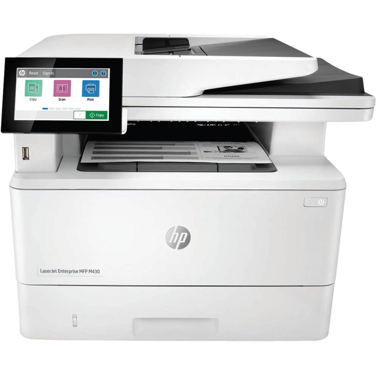 HP LaserJet Enterprise MFP M430f Monochrome All-in-One Printer with Built-in Eth