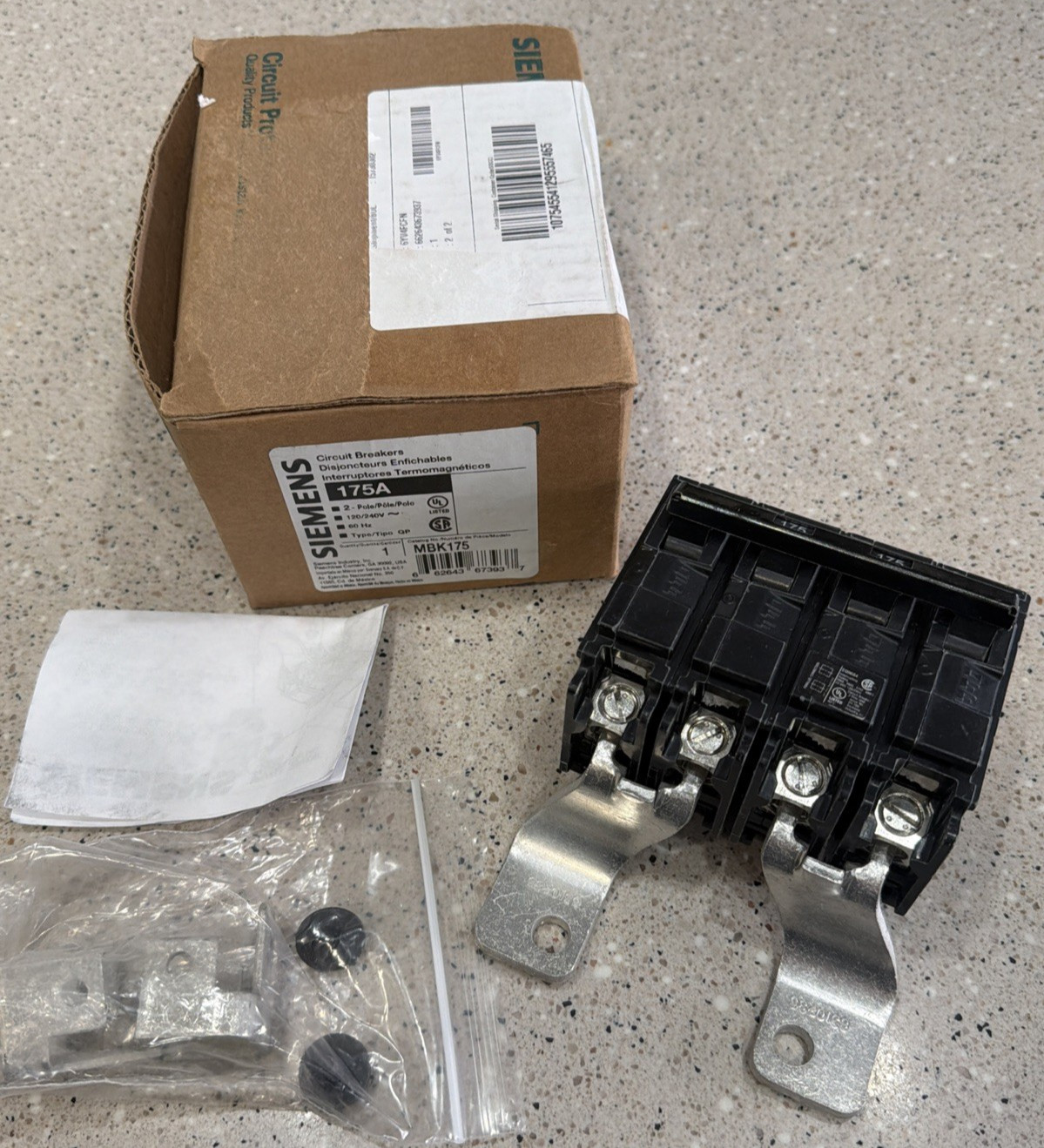 SIEMENS, MBK175, 175A, 240V, Main Circuit Breaker *NEW IN BOX* US SELLER