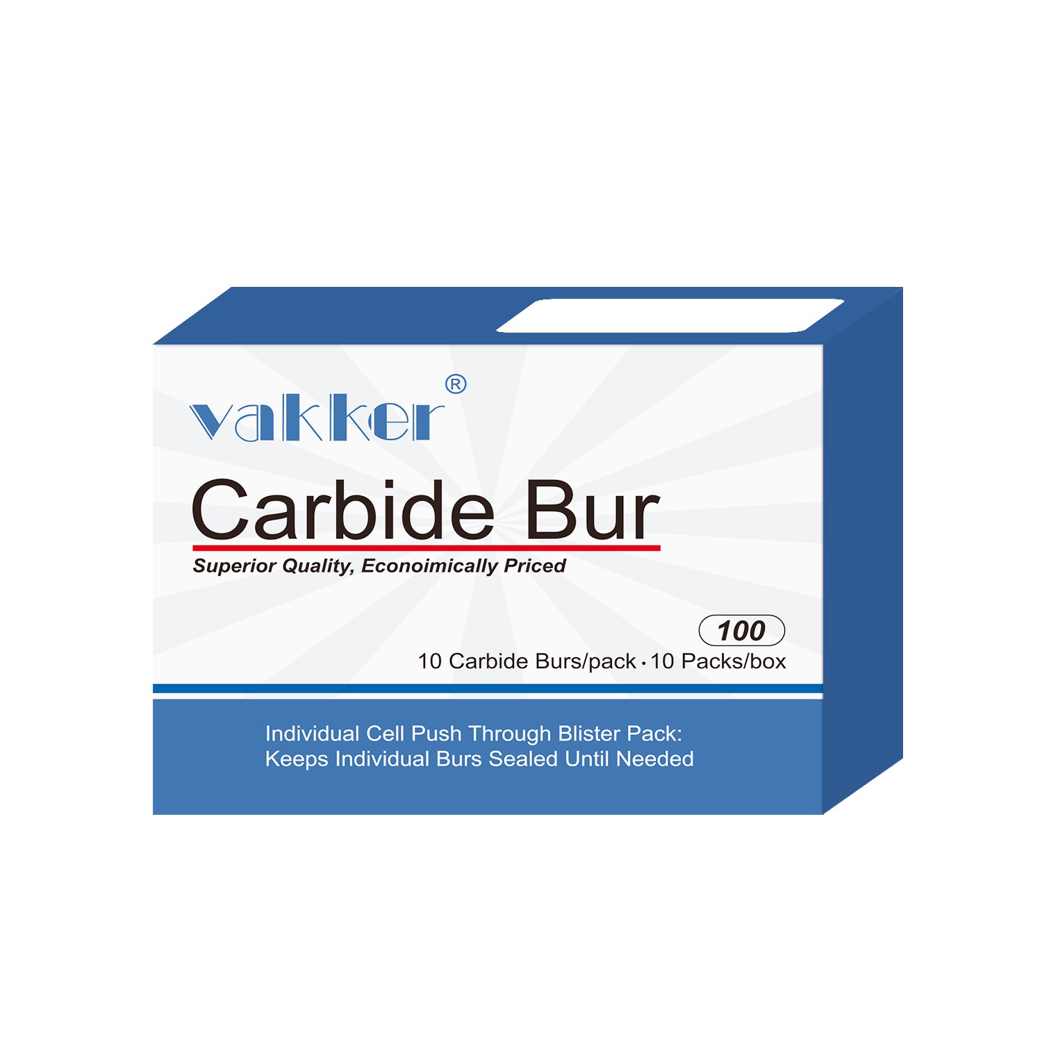 Vakker Dental Carbide Burs FG 332 Friction Grip 10/pk