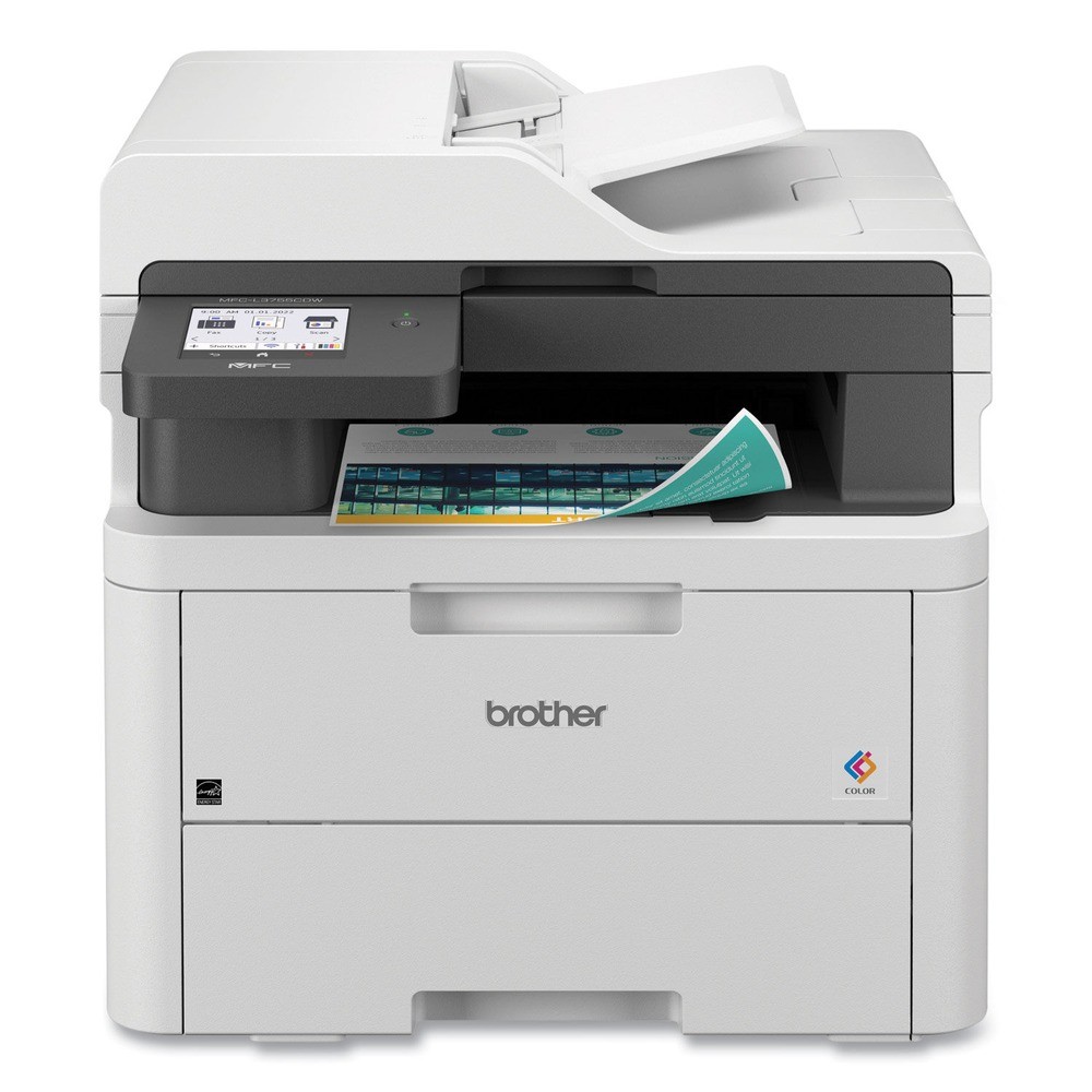 Brother MFCL3720CDW Wireless Digital Color All-in-One Printer – White New