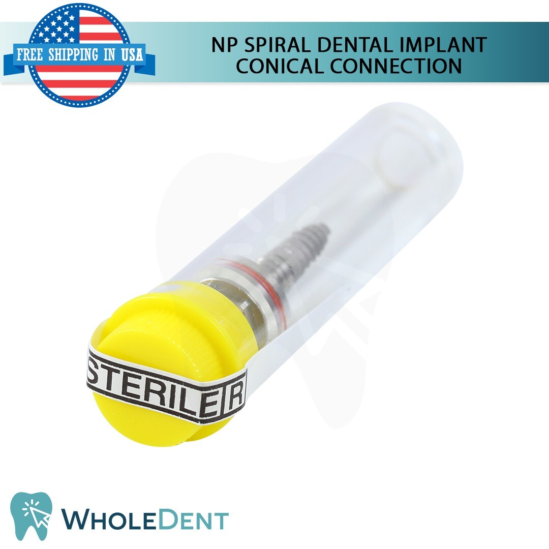X5 Narrow Platform Spiral Conical Connection Hex 2.25mm Dental Titanium Sterile