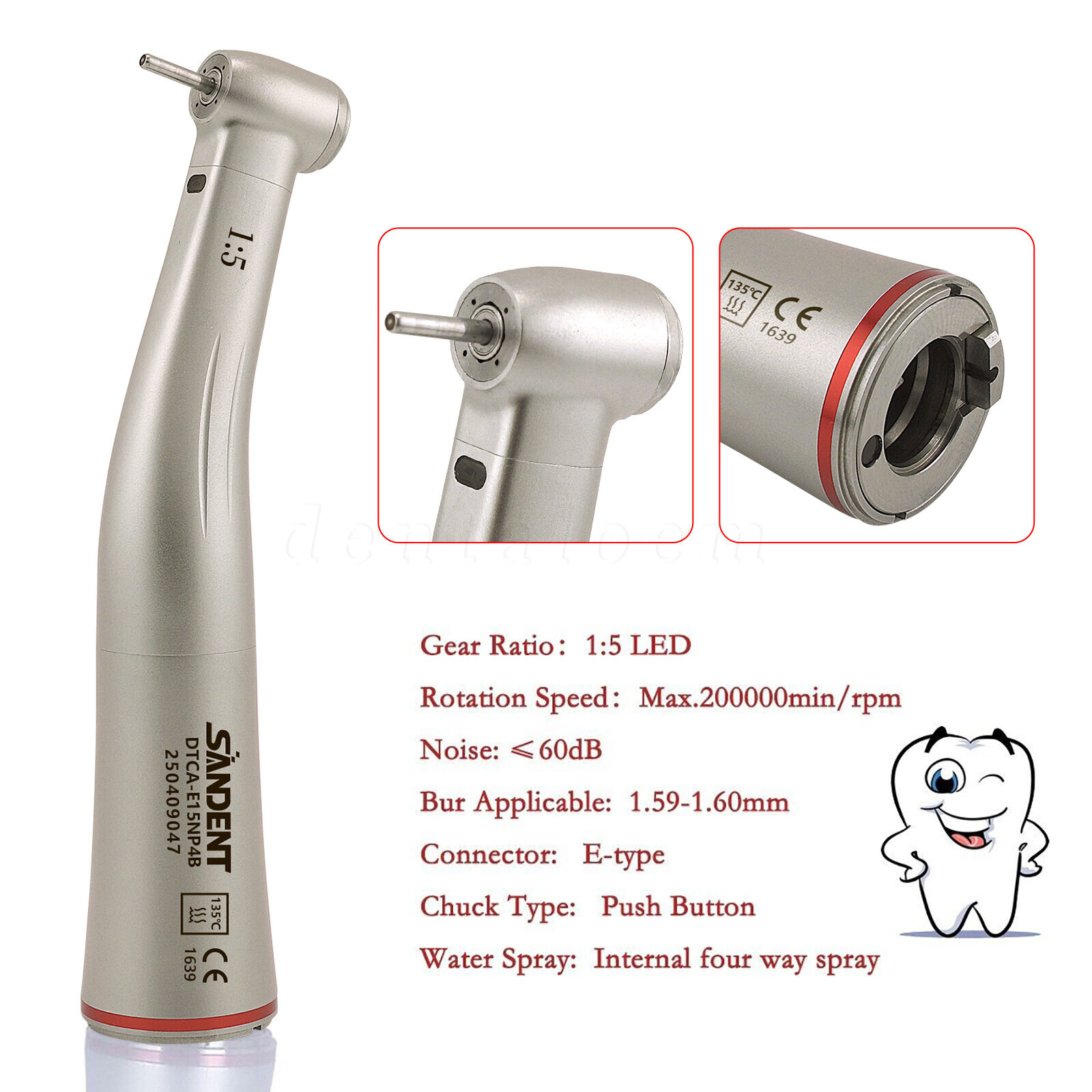 KAV Style Lux M25L Electric Dental Handpiece High Speed 1:5