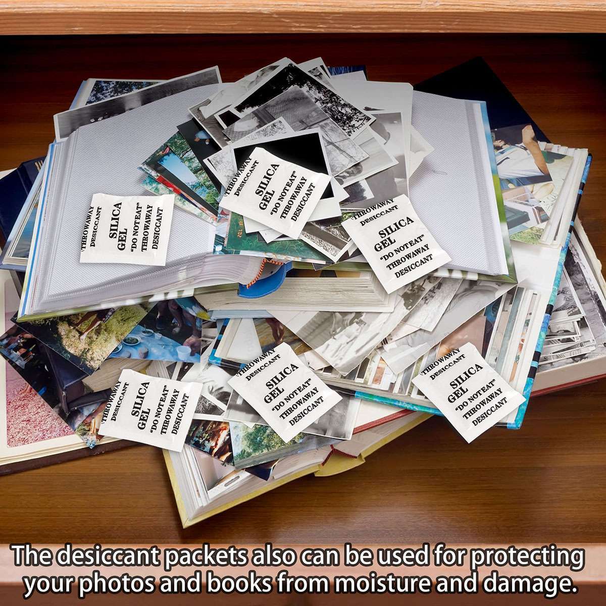 60Pcs 100Pcs 3g 5g Grams Silica Gel Desiccant Pack Moisture Absorber Reusable