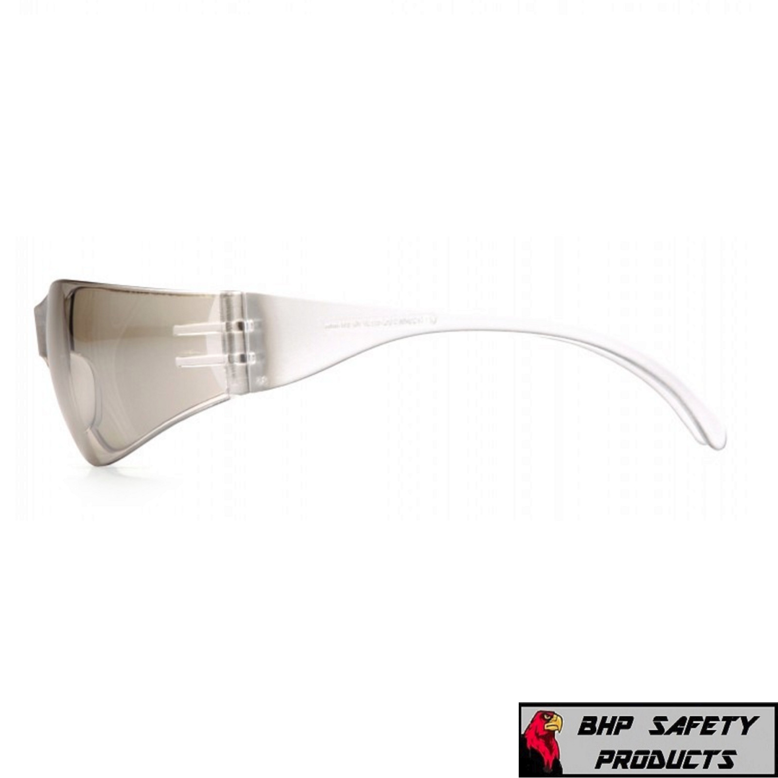 PYRAMEX INTRUDER SAFETY GLASSES I/O MIRROR LENS INDOOR/OUTDOOR S4180S (12 PAIR)