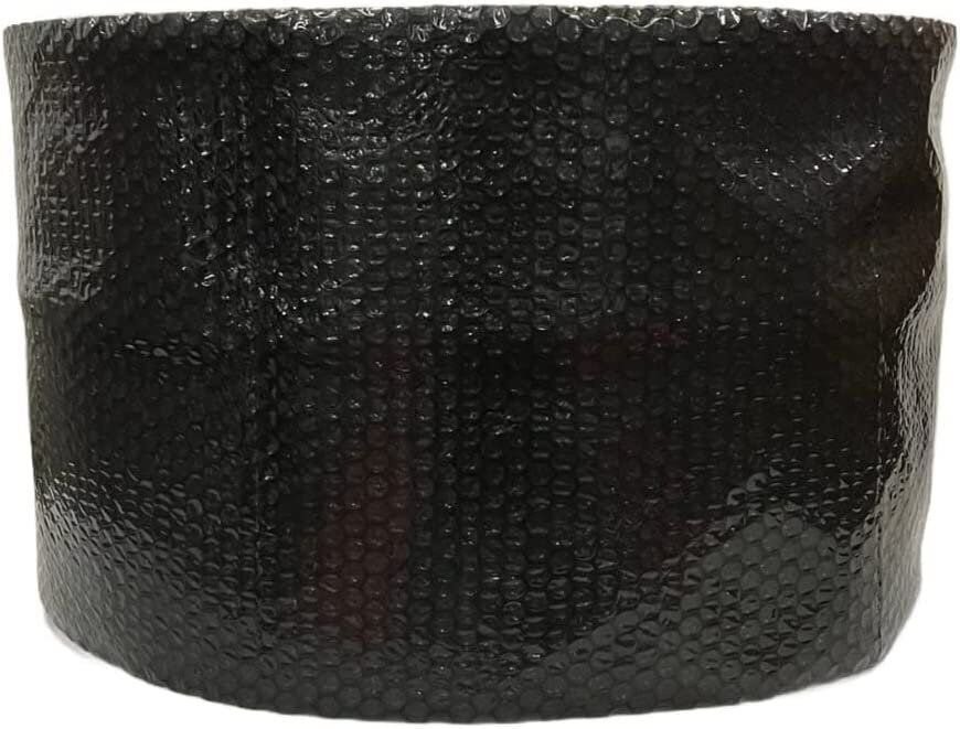 3/16” Small Bubble Cushioning Wrap Black Roll 250′ x 12” 250FT Perf 12”