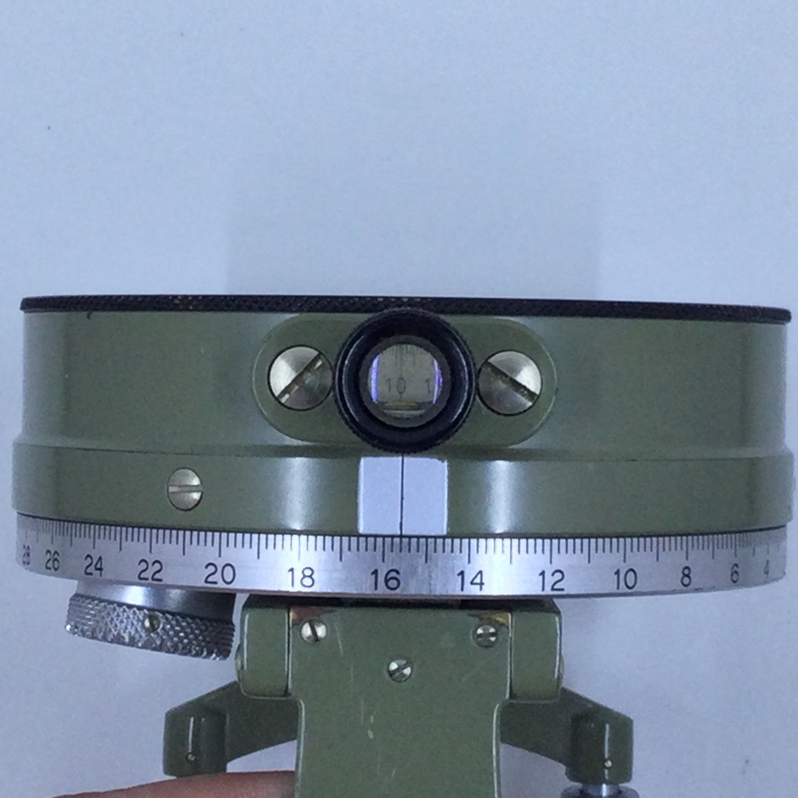 Rare Wild Heerbrugg Switzerland Circular Compass Green