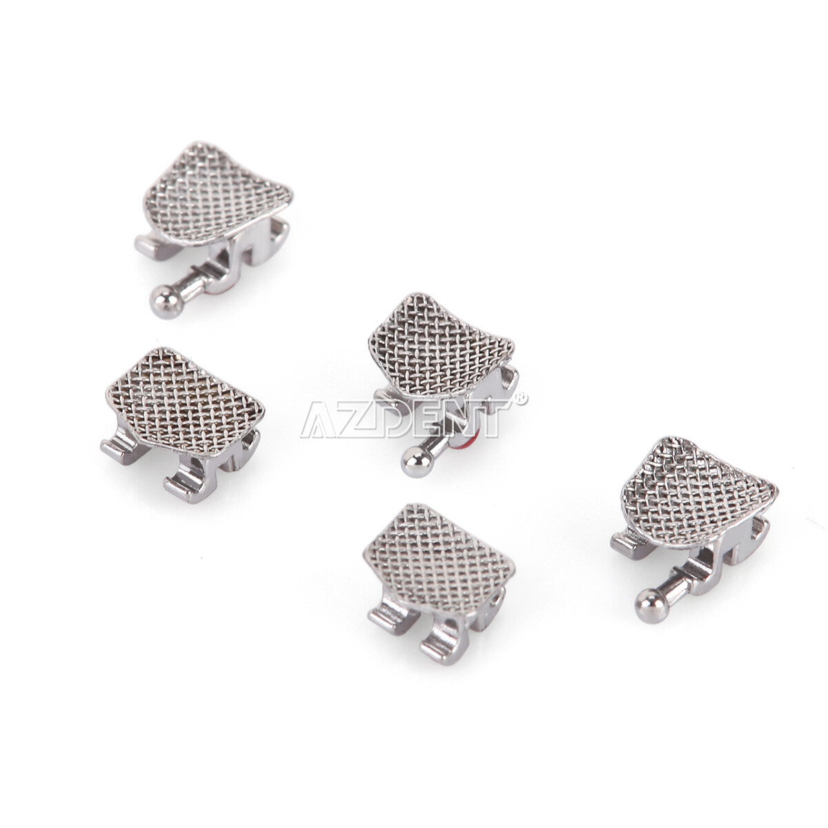 AZDENT Dental Orthodontic Brackets Braces Standard Roth .022 Hooks 3-4-5 FDA