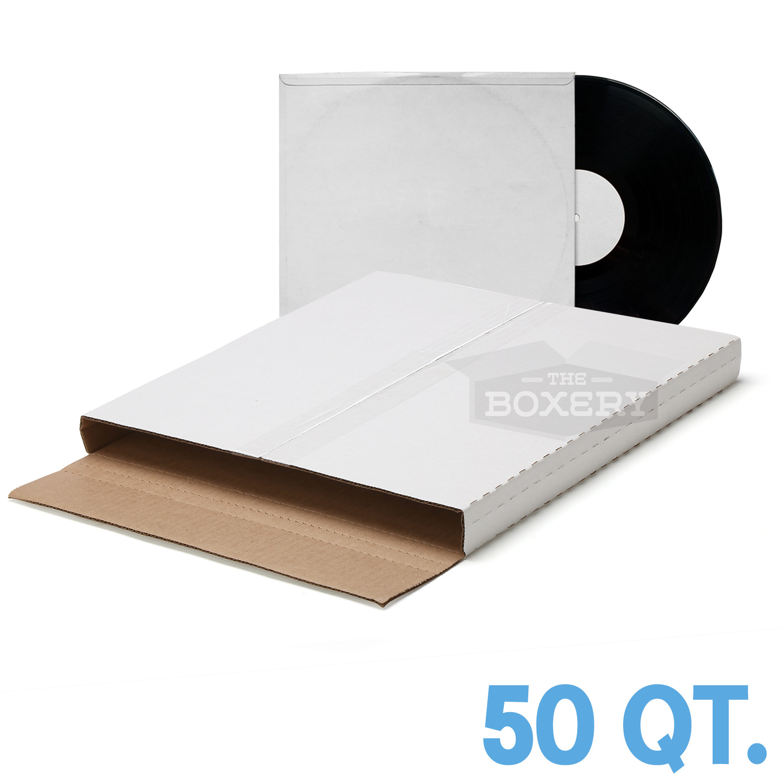 50 RECORD MAILING BOXES VINYL RECORD MAILERS MULTI-DEPTH – THE BOXERY
