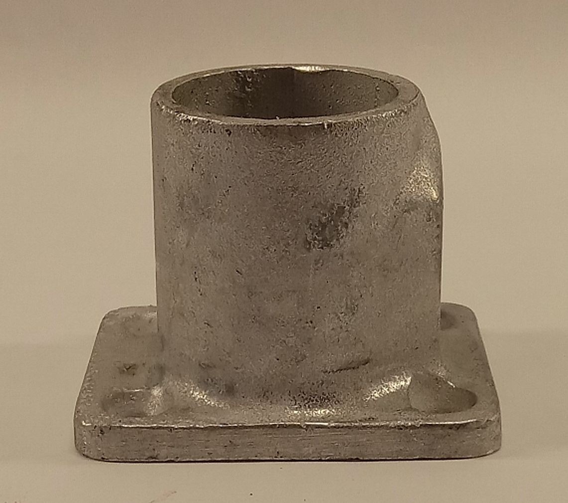 1 NEW UNBRANDED 150-S-PC RECTANGULAR BASE ¼” FLANGE NNB *MAKE OFFER*