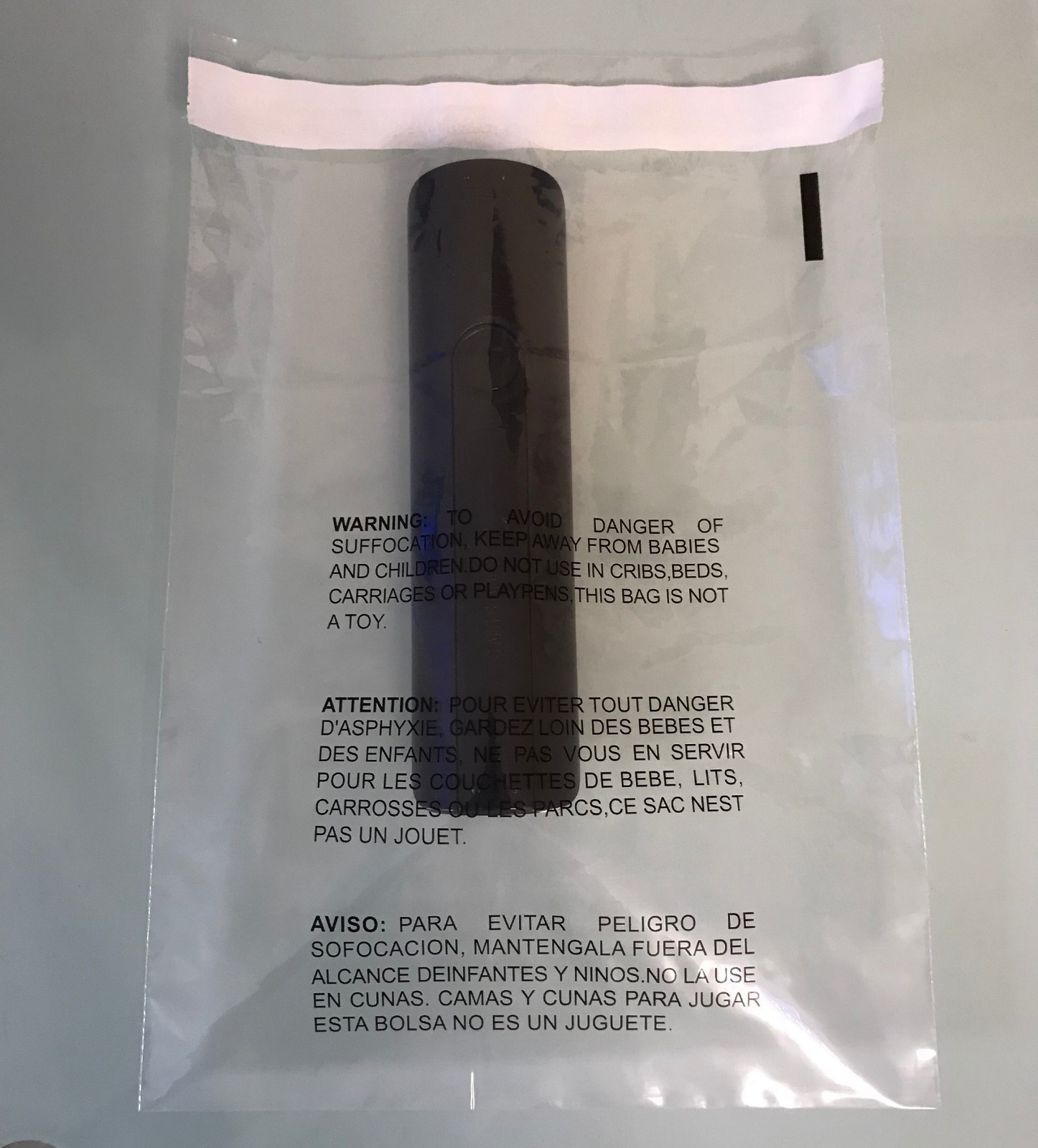 Clear Bags Suffocation Warning Self Seal Merchandise Bag 1.5 Mil -ST ShipMailers