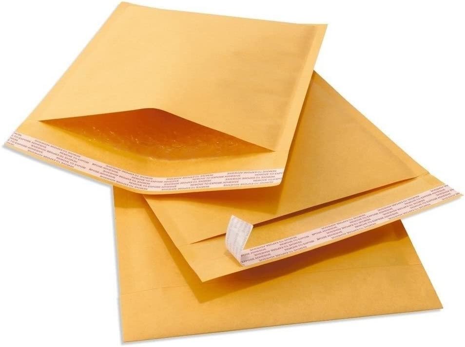 100 #4 9.5×14.5 Kraft Paper Bubble Padded Envelopes Mailers Case 9.5”x14.5