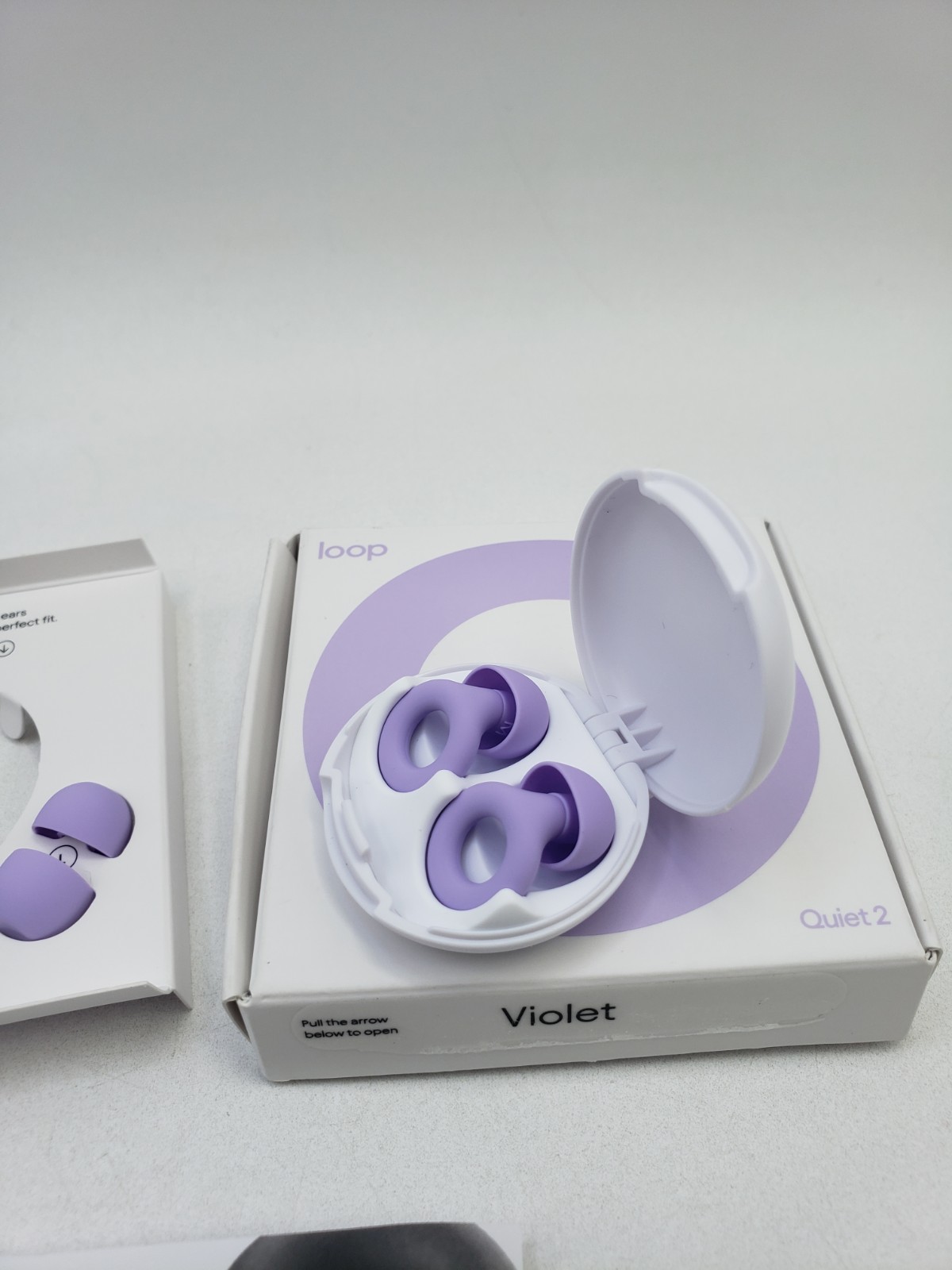 Loop Quiet 2 Earplugs for Noise Reduction Violet – Open Box